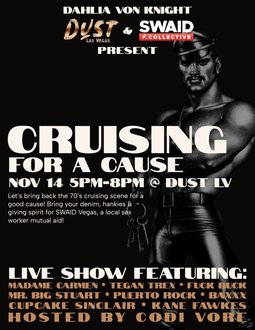 Dahlia Von Knight Throwing SWAID Fundraiser Friday In Las Vegas